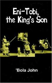 Cover of: Eni-tobi, The King's Son