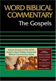 Cover of: Word Biblical Commentary CD-ROM: The Gospels