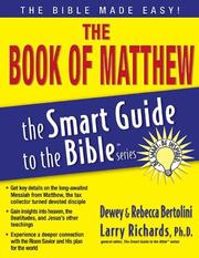 Cover of: The Book of Matthew (The Smart Guide to the Bible Series)