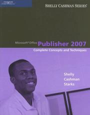 Cover of: Microsoft Office Publisher 2007: Complete Concepts and Techniques (Shelly Cashman)