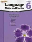 Front cover of Language Usage and Practice Grade 6 (Language Usage and Practice) by Unknown