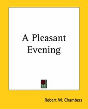 Cover of: A Pleasant Evening by Robert W. Chambers