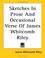 Cover of: Sketches in Prose and Occasional Verse of James Whitcomb Riley