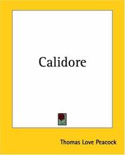 Cover of: Calidore by Thomas Love Peacock