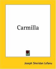 Cover of: Carmilla by Joseph Sheridan Le Fanu