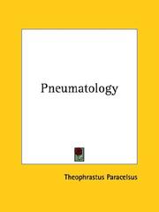 Cover of: Pneumatology by Paracelsus
