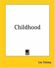 Cover of: Childhood by Лев Толстой