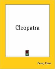 Cover of: Cleopatra by Georg Ebers, Georg Ebers