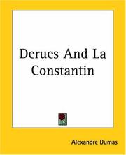 Cover of Derues And La Constantin by Alexandre Dumas