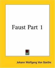 Cover of: Faust by Johann Wolfgang von Goethe