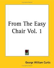 Cover of: From The Easy Chair by George William Curtis