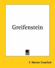 Cover of: Greifenstein by Francis Marion Crawford