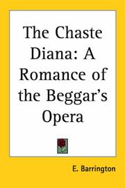 Cover of: The Chaste Diana by Elizabeth Louisa "Lily" Moresby