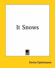 Cover of: It Snows | Enrico Castelnuovo