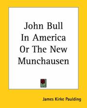 Cover of: John Bull In America Or The New Munchausen