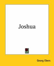 Cover of: Joshua by Georg Ebers