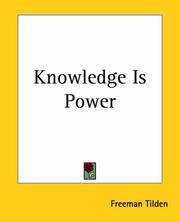 Cover of: Knowledge Is Power