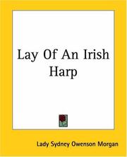 Cover of: Lay Of An Irish Harp by Lady Morgan