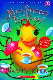 Cover of: Miss Spider's Tea Party by David Kirk