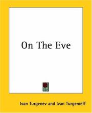 Cover of: On The Eve by Ivan Sergeevich Turgenev