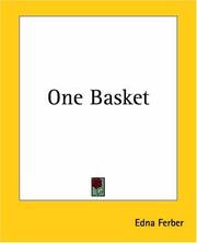 Cover of: One Basket by Edna Ferber
