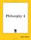 Cover of: Philosophy 4