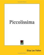 Cover of: Piccolissima