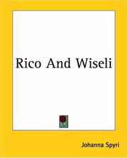 Cover of: Rico And Wiseli | 
