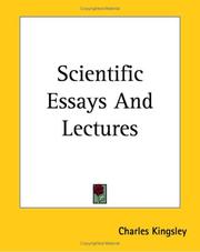 Cover of: Scientific Essays And Lectures