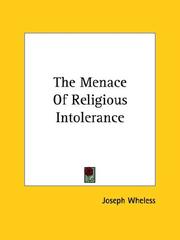 Cover of: The Menace of Religious Intolerance