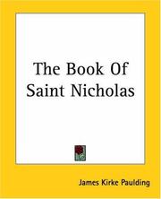 Cover of: The Book Of Saint Nicholas