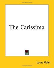 Cover of: The Carissima