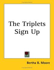 Cover of: The Triplets Sign Up | Bertha B. Moore