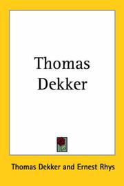 Thomas Dekker by Thomas Dekker