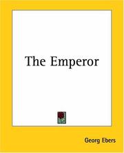 Cover of: The Emperor by Georg Ebers