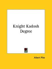 Cover of: Knight Kadosh Degree