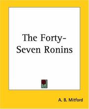 Cover of: The Forty-Seven Ronins