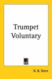Trumpet voluntary by G. B. Stern