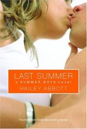 Cover of: Last Summer (Summer Boys)