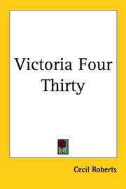 Victoria Four-Thirty by Cecil Roberts