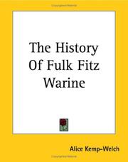 Cover of: The History Of Fulk Fitz Warine