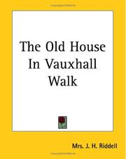 Cover of: The Old House in Vauxhall Walk