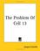 Cover of: The Problem of Cell 13
