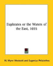 Cover of: Euphrates or the Waters of the East, 1655