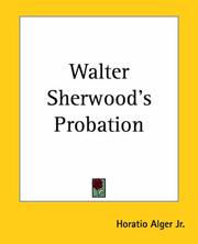 Cover of: Walter Sherwood's Probation