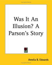 Cover of: Was It an Illusion? a Parson's Story