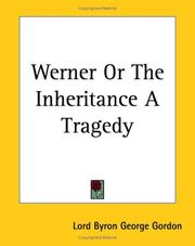 Cover of: Werner or the Inheritance a Tragedy
