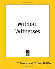 Cover of: Without Witnesses