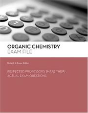 Cover of: Organic Chemistry Exam File