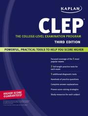 Cover of: Kaplan CLEP by Inc. Anaxos, Anaxos, Inc